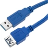 Image de Techly USB3.0 Verlängerungskabel Stecker/Buchse TypA 1m blau