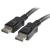 Image de Câble De Raccordement Techly Displayport 3.00 M Noir Icoc-dsp-a-030 Câble Displayport D628091