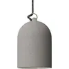 Image de Lampe suspendue Creative-Cables « Italy », livrée avec un câble en tissu et un abat-jour Mini Campana XS en céramique