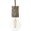 Image de Lampe suspendue Creative-Cables « Italy », livrée avec un cordon nautique XL et une douille en écorce Small