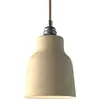 Image de Creative-Cables : suspension « Italy » avec câble en tissu, abat-jour en forme de vase en céramique et finitions métalliques