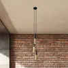 Image de Creative Cables - Suspension multiple à 3 bras, avec câble en tissu et abat-jour en métal Doppio Tub-E14