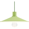 Image de Lampe suspendue Creative-Cables « Italy », livrée avec un câble en tissu, un abat-jour Swing Pastel et des finitions en métal