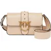Image de PINKO sac à épaule bandoulière Love One Mini Slouchy FL Beige - Grigio - Antique Gold