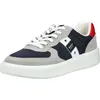 Image de Chaussure de sport élégante pour hommes en bleu avec détails contrastés