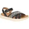 Image de Sandales Geox XAND 2S pour femmes - Sandales noires NOUVEAU