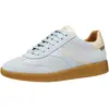 Image de Chaussures de sport Geox pour femmes, lacets, couleur bleue, style décontracté