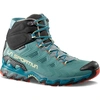 Image de Ultra Raptor II Mid Cuir Femme GTX, Randonnée en montagne, Femme, Chaussures, Tige mi-haute, E34G00 Juniper/Carbon, 37,5 - La Sportiva