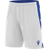 Image de Short Macron Temple pour homme - Blanc / Bleu roi