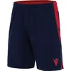 Image de Short Macron Temple pour enfants - Bleu marine / Rouge
