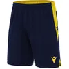 Image de Short Macron Temple pour homme - Bleu marine / Jaune