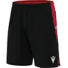 Image de Short Macron Temple pour homme - Noir / Rouge