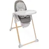 Image de Chicco Polly Armonia Chaise Haute Bebé Évolutive, pour Enfants de 0 Mois à 40 kg, 9 Niveaux de Hauteur, 3 Positions d'Inclinaison, Repose-Pieds Réglables, Pliage compact, 4 Roues, Brun en occasion ou reconditionné