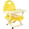 Image de Booster Chaise Chicco Pocket Snack Jaune Assise Rigide Harnais 3 Points Plateau Amovible 15 Kg