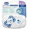Image de Smoczek PhysioForma Light, bleu, pour bébés de 16 à 36 mois, lot de 2