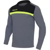 Image de Maillot de tennis Macron Feo à manches longues pour homme - Anthracite / Noir / Jaune fluo | Taille : M