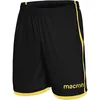 Image de Short Macron Algol pour homme - Noir / Jaune