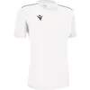 Image de Maillot de foot Macron Ariel, manches courtes, pour femmes - Blanc