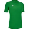 Image de Maillot de football Macron Ariel, manches courtes, pour femmes - Vert