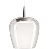 Image de Zafferano Lampe À Suspension Bilia 230V Led 8W En Aluminium Et Verre Borosilicate Transparent Diamètre 18 Cm Hauteur Totale 324 Cm Professionnelle