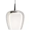 Image de Zafferano Lampe À Suspension Bilia 230v Led 8w En Aluminium Et Verre Borosilicate Transparent Diamètre 18 Cm Hauteur Totale 324 Cm Professionnelle