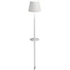 Image de Zafferano Poldina Lampe De Jardin Avec Piquet, Batterie Rechargeable Portable, Blanc - Éclairage Led Tactile À Intensité Variable Extérieur