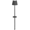 Image de Zafferano Lampe Avec Piquet Poldina Pro Gris Foncé, Portable, Rechargeable, Graduable,Tactile, Haute Protection, Hauteur Modulable