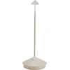 Image de Lampe de table LED Pina Pro Sabbia rechargeable et dimmable sans fil Zafferano 2200-2700-3000K