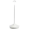 Image de Lampe de table LED Pina Pro White, rechargeable et dimmable, sans fil, Safran, CCT 2200-2700-3000K, IP54, autonomie 12 heures