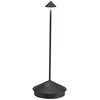 Image de Lampe De Table Led Pina Pro, Noir Mat, Rechargeable Et Dimmable, Sans Fil, Safran, 2200-2700-3000k, Ip54, Autonomie 12 Heures
