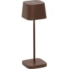 Image de Zafferano Ofelia Pro Micro Lampe De Table Led Corten Rechargeable Et Dimmable