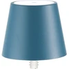 Image de Lampe LED Poldina STOPPER de Zafferano, rechargeable et portable, couleur bleu aviation avec autonomie jusqu'à 12 heures