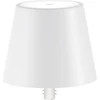 Image de Lampe LED Poldina STOPPER de Zafferano, rechargeable et portable, couleur blanche avec autonomie jusqu'à 12 heures
