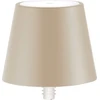 Image de Lampe LED Poldina STOPPER Zafferano, rechargeable et portable, couleur sable avec autonomie jusqu'à 12 heures
