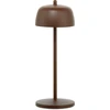 Image de Zafferano Lampe de table LED CIRCE Corten rechargeable et dimmable