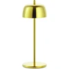 Image de Lampe de table LED Zafferano CIRCE Or Brillant rechargeable et dimmable