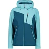 Image de Veste pour femme FIX Hood, couleur « Deep Lake » (M916), taille 36