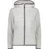 Image de CMP Sweat à capuche pour femme WOMAN JACKET HYBRID FIX HOOD A143 B.CO GESSO 38