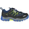 Image de CMP Kids Rigel Low WP chaussures de trekking en daim de haute qualité pour garçons en bleu, CLIMA PROTECT, semelle extérieure en caoutchouc adhérente