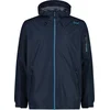 Image de Veste CMP pour homme avec capuche fixe N950, noir et bleu, taille 58