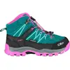 Image de CMP : Chaussures de sport pour enfants, chaussures de randonnée, couleur turquoise, pour la randonnée