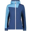 Image de Veste pour femme CMP Fix Hood M879, bleu poussiéreux, taille 40