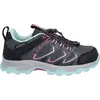 Image de CMP BYNE LOW WP, chaussures de trekking en polyester pour filles en gris, respirantes et imperméables, semelle extérieure adhérente