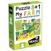 Image de HEADU Puzzle recto verso 8+1 Ma Ferme