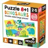 Image de HEADU Puzzle dinosaures 8 + 1 âges 2-5 22243