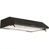 Image de Hotte visière 60cm 230m3/h noir - Glem Gas - GHC620BK -