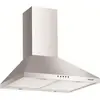 Image de Hotte décorative murale 60cm 569m3/h inox - Glem Gas - GHP650SS -