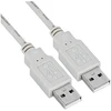 Image de Nilox USB 2.0 A Male/Male Cable 1.8 m Grey for Computers and Peripherals (Câble USB 2.0 A mâle/mâle 1.8 m gris pour ordinateurs et périphériques)