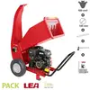 Image de Broyeur De Branches Thermique 100 Mm   Moteur Loncin 420cc 8,2 Kw   Vitesse 3600 Tr/min   Pour Bois Dur Et Teck   Lea