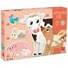 Image de Jumbo Spiele GOULA 4 puzzles XXL Les mères des animaux et leurs bébés, puzzle pour enfants, jeu de construction, puzzles pour enfants, 53175